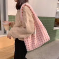 Brooks | Damskie torby na zakupy Éloane Plush: duże, w kratkę, stylowe