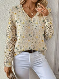 Berenice - Stylowy sweter z kwiatowym wzorem dla kobiet