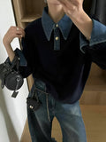 Terry – Sweter 2-w-1 z Odwróconym Panelem