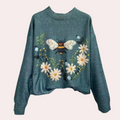 Tyler | Sweter damski w kwiatowy print w stylowym, codziennym stylu