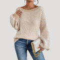 Carlene – damski sweter z dzianiny w stylu casual chic – zima