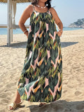 Arda | Sukienka damska maxi plus size w stylu boho na lato, zwiewna i stylowa
