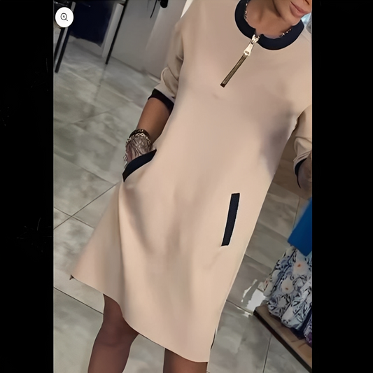 Karlee - Elegancka sukienka z długimi rękawami dla kobiet