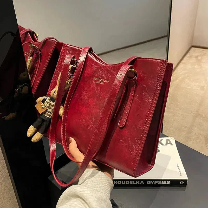 Zara | Elegancka skórzana torba + bezpłatny wieszak na torbę
