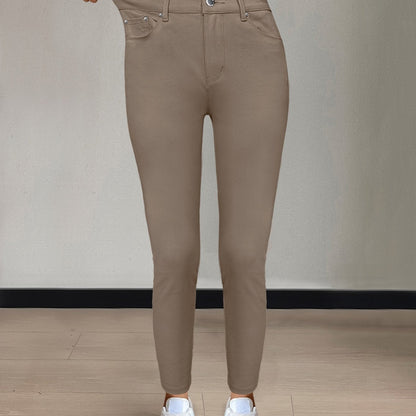 Florentyna | Jeansy damskie skinny z wysokim stanem