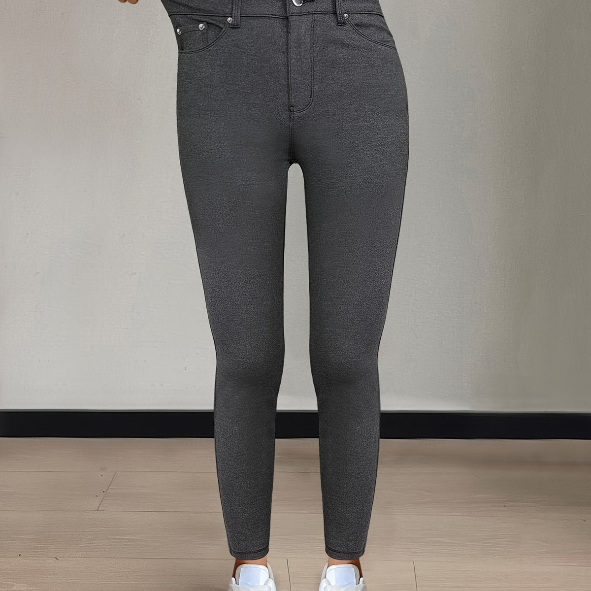 Florentyna | Jeansy damskie skinny z wysokim stanem