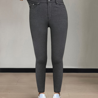 Florentyna | Jeansy damskie skinny z wysokim stanem