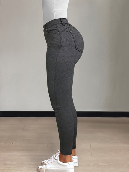 Florentyna | Jeansy damskie skinny z wysokim stanem