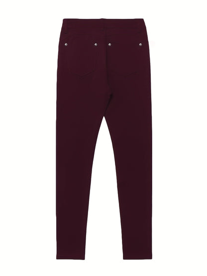 Florentyna | Jeansy damskie skinny z wysokim stanem