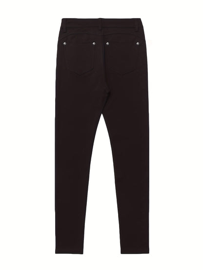 Florentyna | Jeansy damskie skinny z wysokim stanem