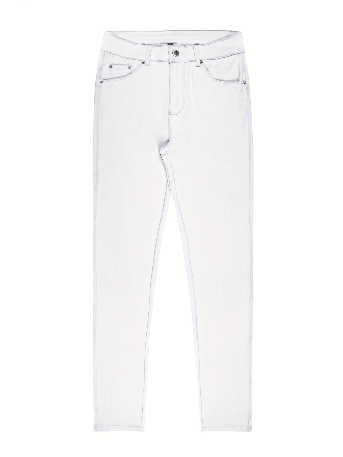 Florentyna | Jeansy damskie skinny z wysokim stanem