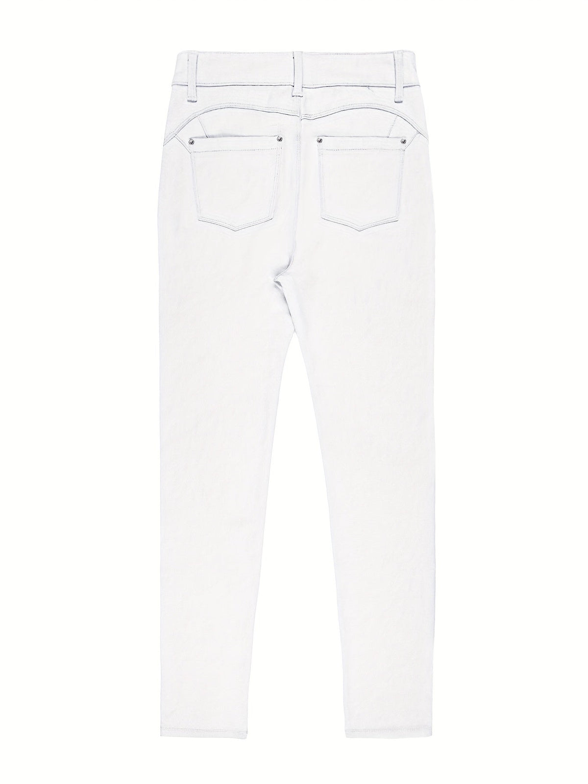 Florentyna | Jeansy damskie skinny z wysokim stanem