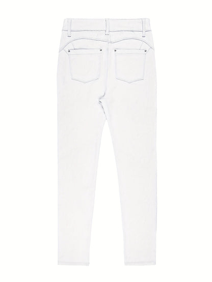 Florentyna | Jeansy damskie skinny z wysokim stanem