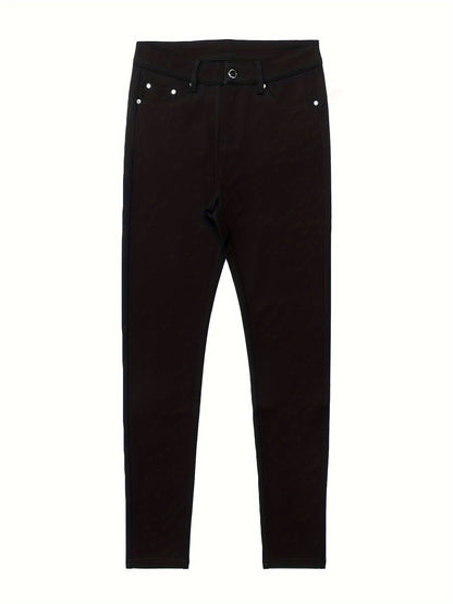 Florentyna | Jeansy damskie skinny z wysokim stanem