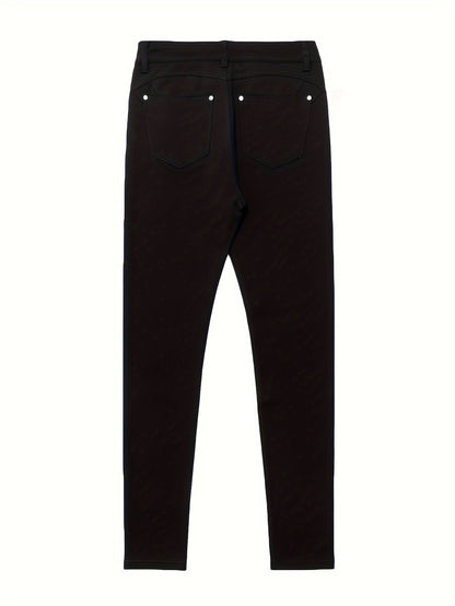 Florentyna | Jeansy damskie skinny z wysokim stanem