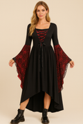 Sibyl - Elegancka sukienka maxi z koronką dla kobiet