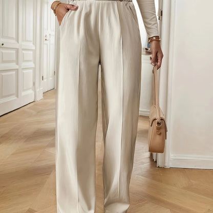 Patrycja | Spodnie damskie eleganckie z wysokim stanem