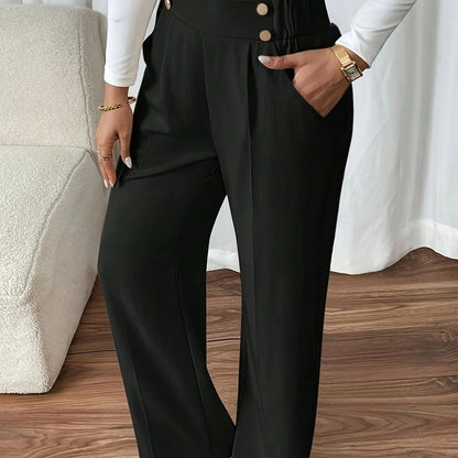 Patrycja | Spodnie damskie eleganckie z wysokim stanem