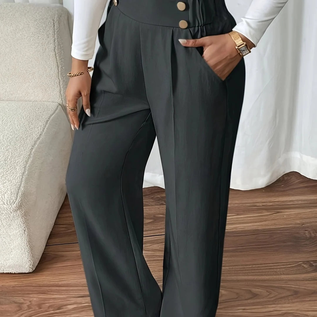 Patrycja | Spodnie damskie eleganckie z wysokim stanem