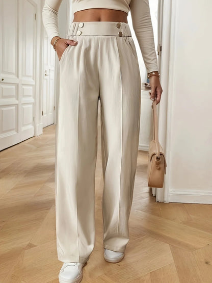 Patrycja | Spodnie damskie eleganckie z wysokim stanem
