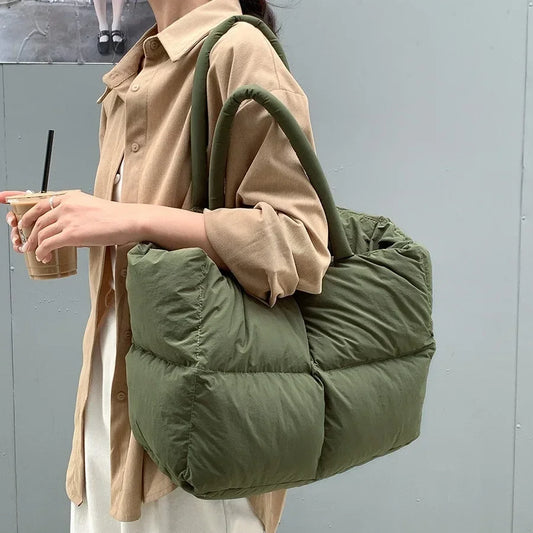 Scarlett - Pikowana torba shopperka damska