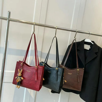 Zara | Elegancka skórzana torba + bezpłatny wieszak na torbę