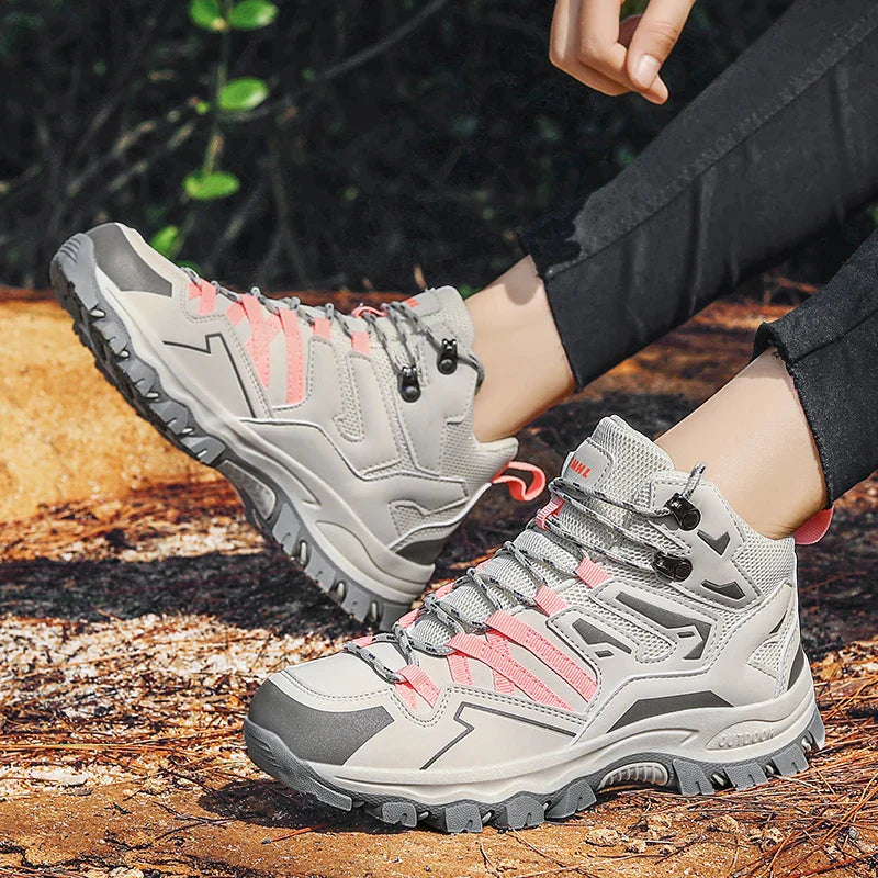 Thalina - Unisex buty trekkingowe outdoor – wodoodporne, amortyzujące, z wysoką cholewką