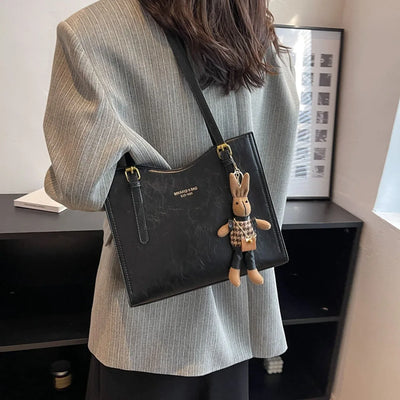 Zara | Elegancka skórzana torba + bezpłatny wieszak na torbę