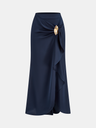 Ethel | Spódnica maxi damska asymetryczna z falbanami regular fit