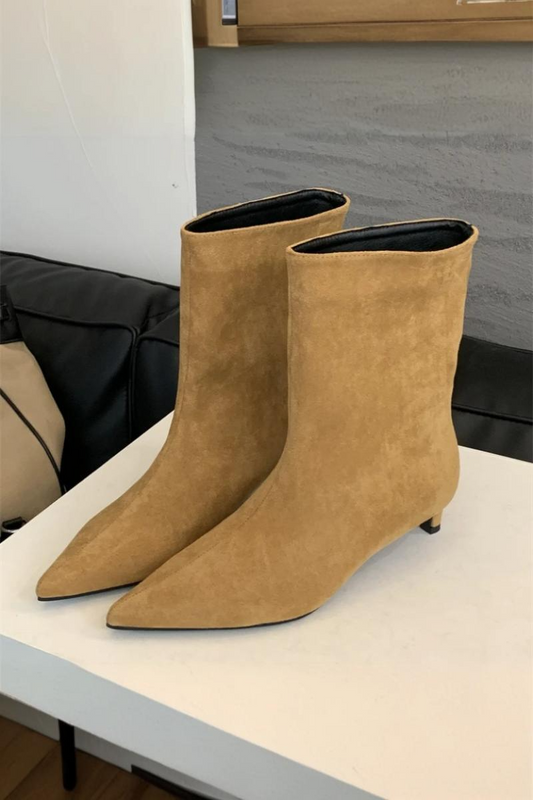 Mila | Eleganckie botki z ostrym noskiem
