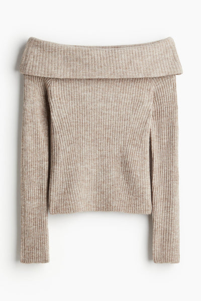 Soly | Sweter z odkrytymi ramionami