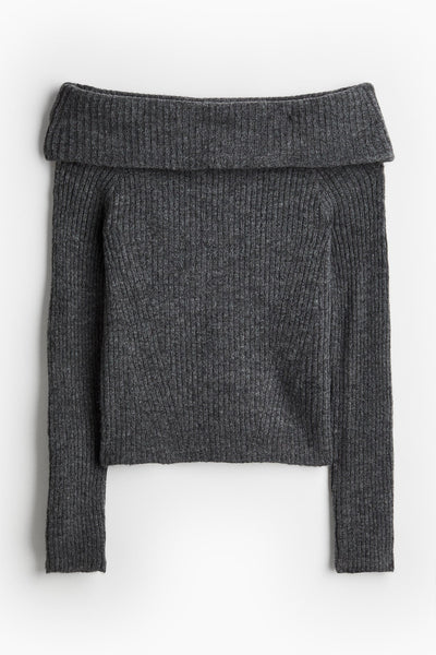 Soly | Sweter z odkrytymi ramionami