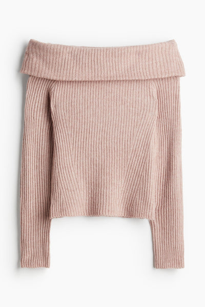 Soly | Sweter z odkrytymi ramionami